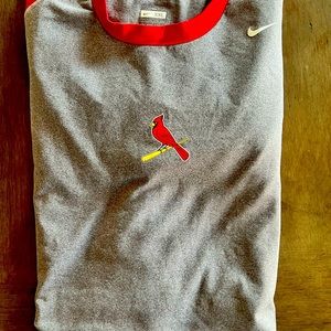 St. Louis Cardinals 90’s Nike long sleeve MLB Authentic Performance DRI-FIT